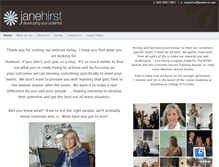 Tablet Screenshot of janehirst.com